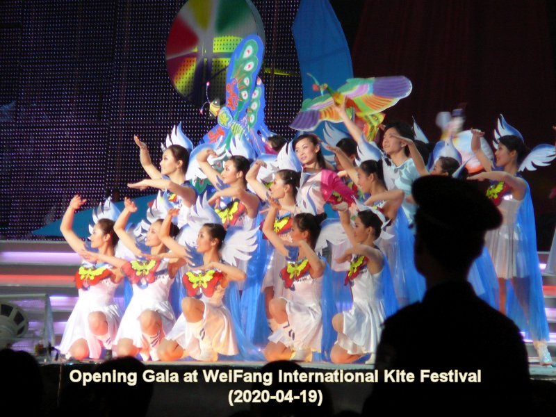 Opening Gala WeiFang International Kite
                          Festival 2020 with Butterfly Kites